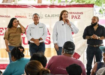 FAMILIAS DE PUEBLO YAQUI Y SUS DELEGACIONES SE BENEFICIAN CON LA JORNADA POR LA PAZ Y FERIA DE LA PAZ