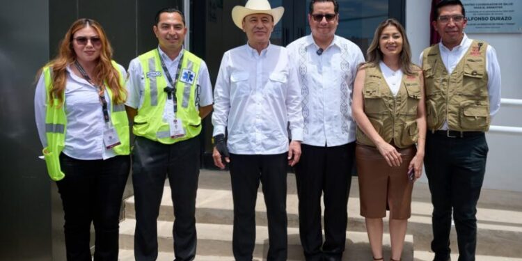 Inaugura Gobernador Durazo primer Centro Coordinador de Salud en México para eficientar atención médica