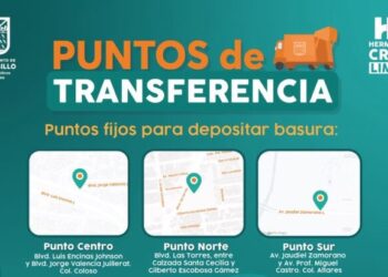 Mantendrá abierto Gobierno de Hermosillo los cinco puntos fijos para depositar basura