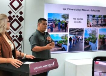 PROMUEVE AYUNTAMIENTO ACCIONES DE FORESTACIÓN Y REFORESTACIÓN CON PROGRAMA “VIVERO MÓVIL”