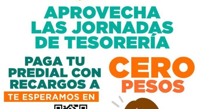 Tendrán contribuyentes nueva oportunidad para pagar predial con recargos a Cero Pesos