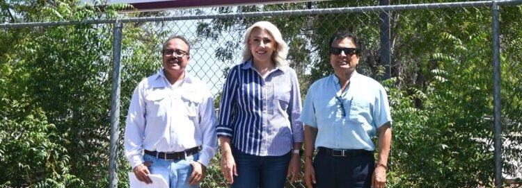 REALIZA CLAUDIA SANTACRUZ RECORRIDO CON DELEGADO DEL SICT Y SUPERVISAN OBRAS ESTRATÉGICAS PARA CAJEME