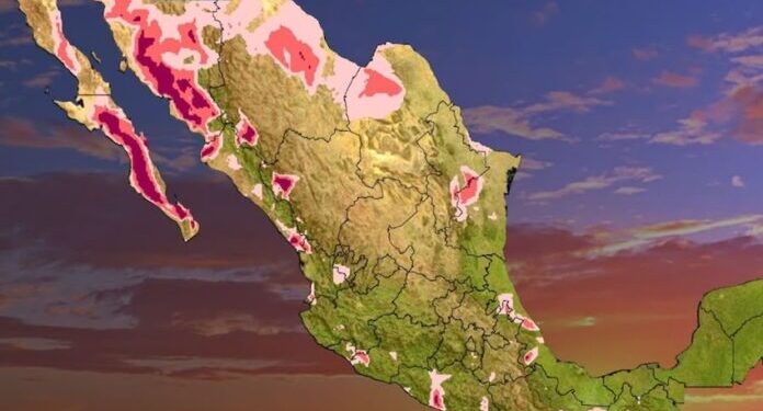 Temperaturas por arriba de los 45 grados se esperan en la tarde de hoy