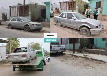 Inician operativo «Hermosillo Libre de Vehículos en Situación de Abandono 2026