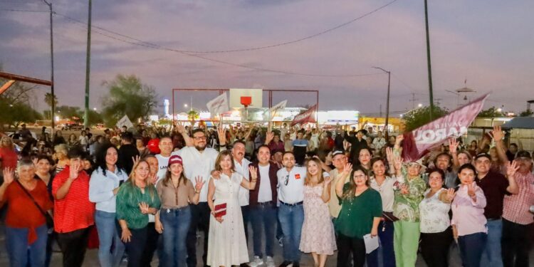 Javier Lamarque celebra su cumpleaños junto a las familias de Pueblitos