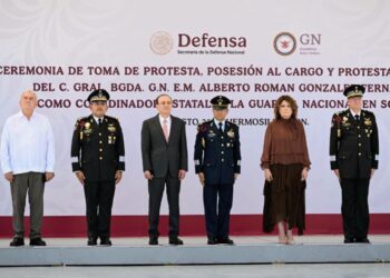 Reafirma Durazo coordinación interinstitucional con Guardia Nacional para fortalecer la seguridad en Sonora